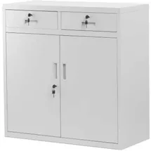 Jan Nowak VERSI Büroschrank 90 x 90 x 40 cm Grau