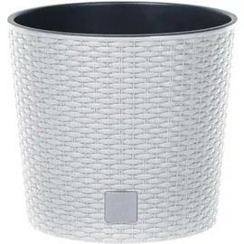 Prosperplast Rato Rundblumentopf 20 x 20 x 19 cm Weiß