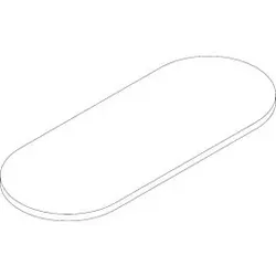 hansgrohe Ablage Logo 40229000 Glas, 450 mm