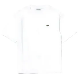 Lacoste Crew Premium Cotton Kurzarm-t-shirt - White - 38