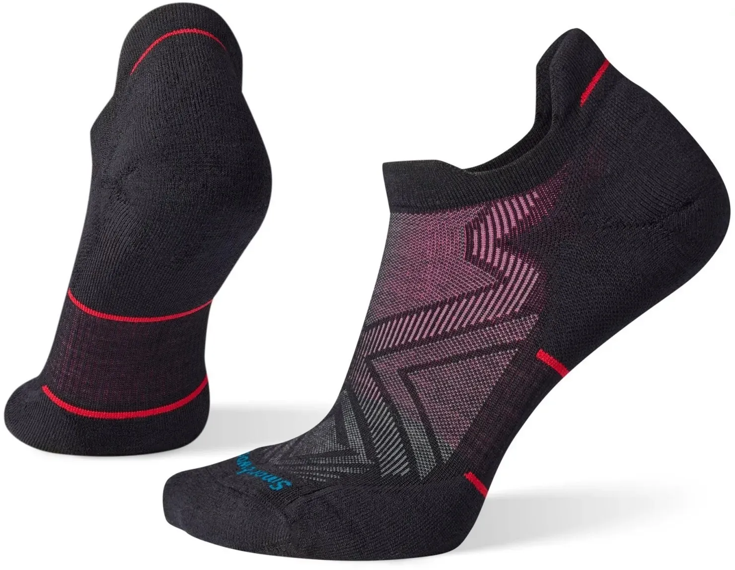 Smartwool Damen Run Targeted Cushion Low Ankle Socken - 34-37 - black