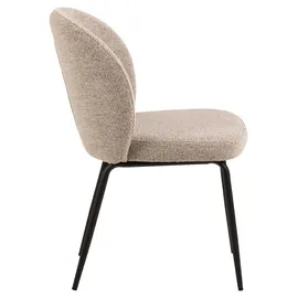 Actona 2er Set Actona Stuhl Patricia Stoff Beige