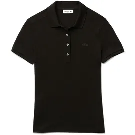 Lacoste Stretch Cotton Piqué Kurzarm-poloshirt - Black 36