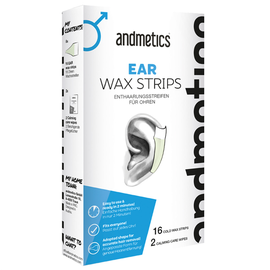 Andmetics Ear Wax Strips Herren 16 St.