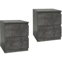Hti-Living Nachtschrank Thekla 34 x 30 x 41 cm Grau
