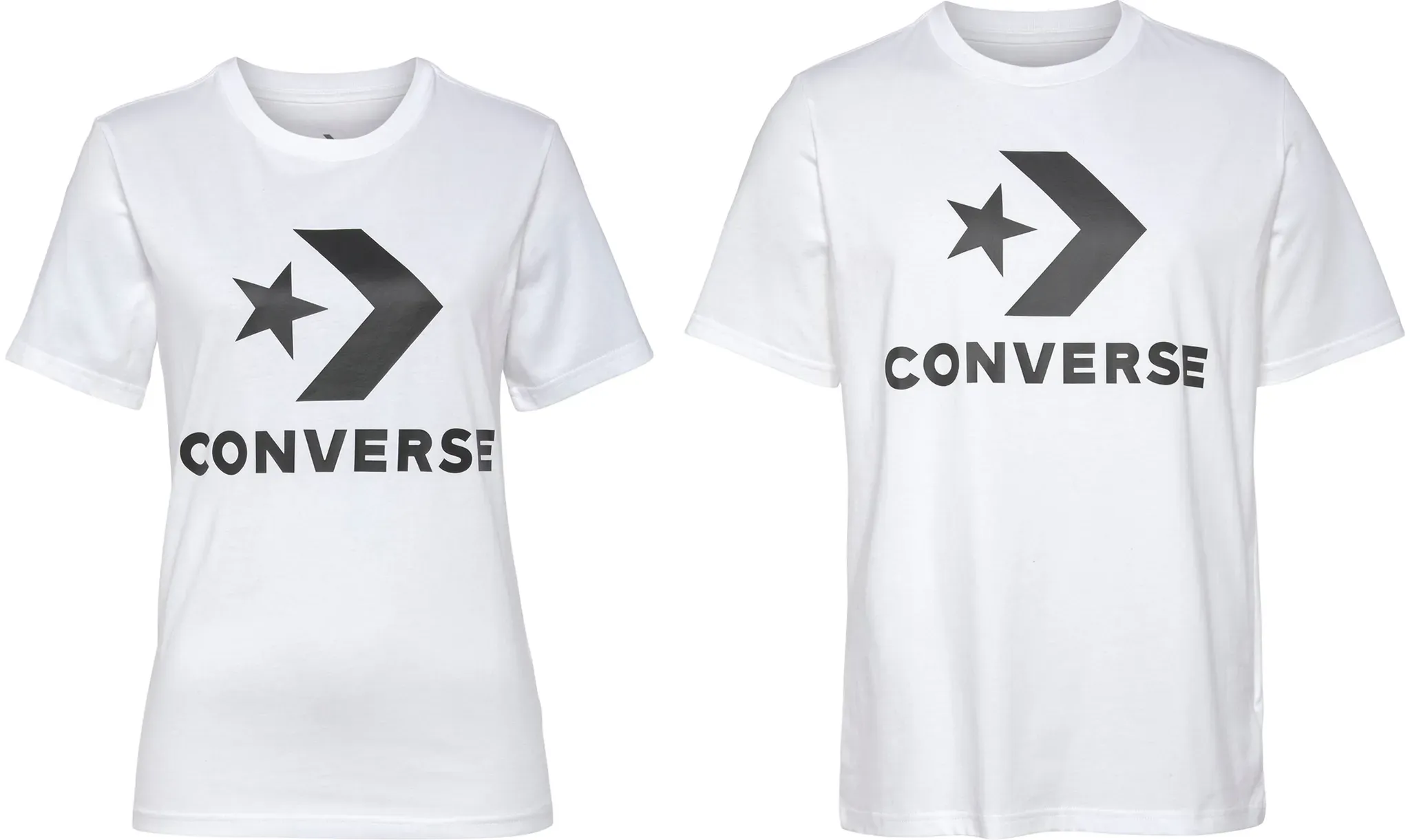 Converse T-Shirt »Unisex GO-TO STAR CHEVRON LOGO STANDARD-FIT«, Unisex Converse WHITE XL