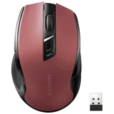 Ugreen Kabellose Maus, MU006 2.4 GHz BT 5.0 rot