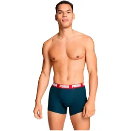 Puma Boxershorts 2er Pack Blau / Grau L