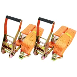2x Spanngurte mit Ratsche Zurrgurt Spanngurte 2-tlg 10m 5t 5to 5000kg TÜV/GS