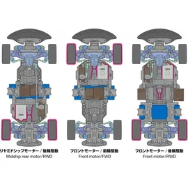 TAMIYA RC-Auto Toyota Supra (JZA80) 2WD Bausatz rot