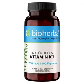 Bioherba Natürliches Vitamin K2 Kapseln 100 St.
