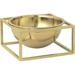 Centerpiece Schüssel S Messing auf Ständer