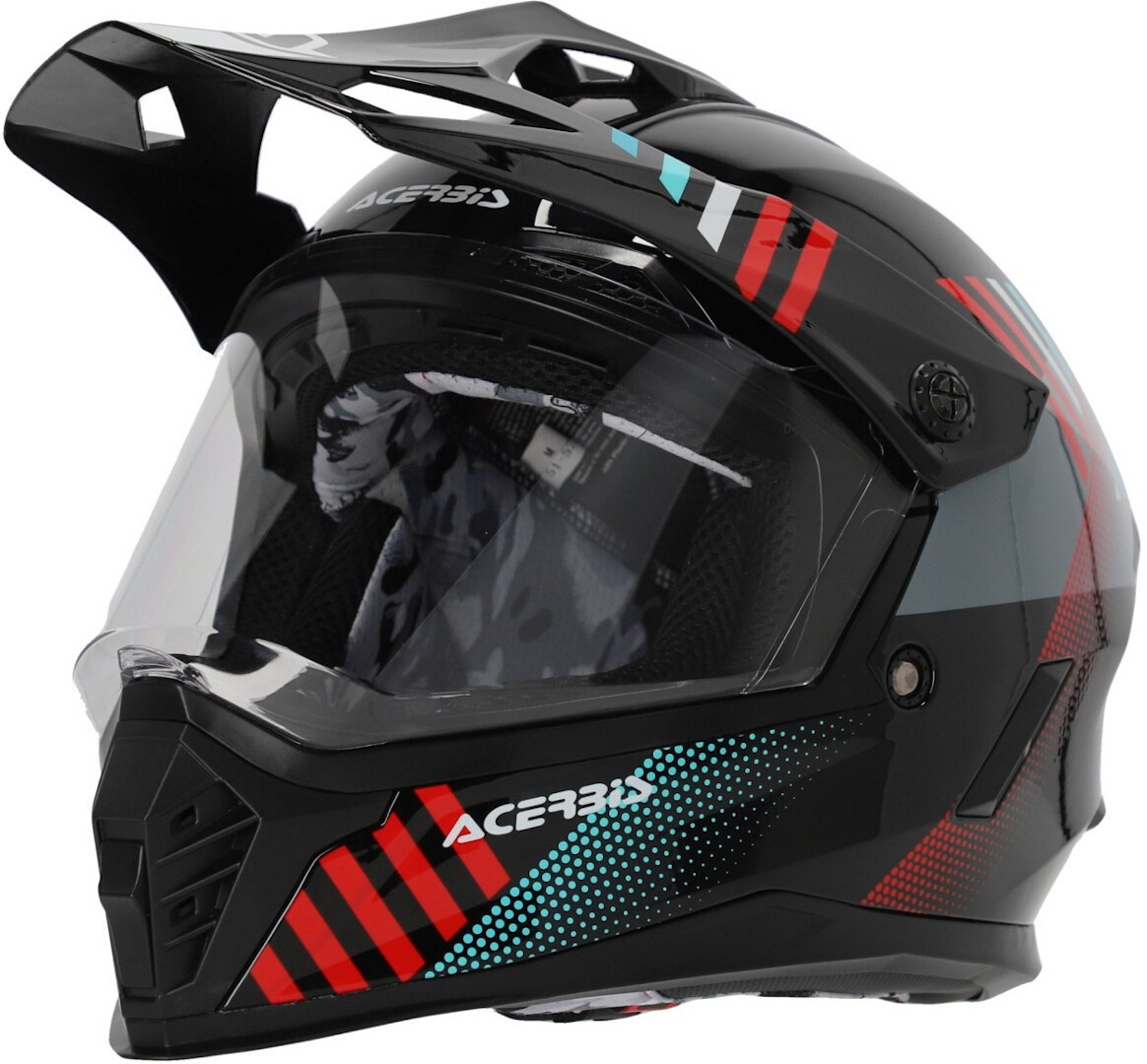 Acerbis Rider Motorcrosshelm voor jongeren, zwart-rood, XL