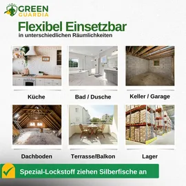 green guardia Silberfisch Falle mit Spezial-Lockstoff 3 St.