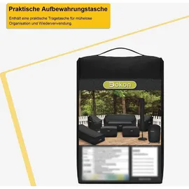 Dokon Grill Abdeckung 420D Oxford Gewebe Anti-UV