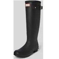 Stiefel mit Label-Detail, Black, 36