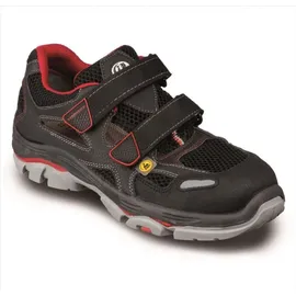 Stabilus Sicherheitssandale THILO AIR Gr.43 schwarz/rot Textil/Meshmaterial - Schwarz - 43