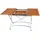 Garden Pleasure Wien Klapptisch 150 x 90 x 74 cm braun ausziehbar
