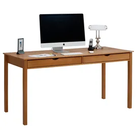 INOSIGN Schreibtisch »Gava«, (1 St.), Kiefer massiv, eingefräste Griffmulden, Höhe 80 cm