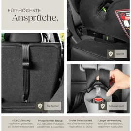 Tectake tectake® Autositz Emely ab 15 Monaten von 76 bis 150 cm, Belastbarkeit 36 kg,