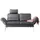 KAWOLA Sofa HURRICANE 2-Sitzer Leder