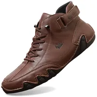 Herren Sportschuhe Alpaca Barfuss Schuhe Damen Ergonomischer Sommer Barfußschuhe Paar Wasserdicht & Schmerzlindernder Leder-Barfußschuh Atmungsaktive Orthopädische Barfuss - 48 EU