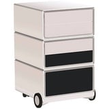 PAPERFLOW easyOffice Classic Chic Rollcontainer weiß, bunt 4 Auszüge 39,0 x 43,6 x 64,2 cm