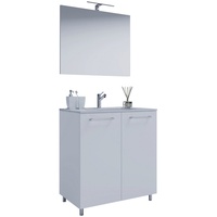 VCM my bath Badmöbel-Set Gilos 914336 weiß 60,0 x