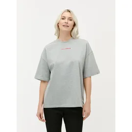 LeGer By Lena Gercke LeGer T-Shirt Lotte, LeGer by Lena Gercke großer Rückenprint, locker geschnitten grau M (38)