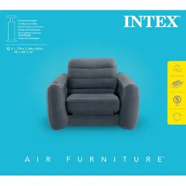 Intex 66551NP Pull-Out Chair, 117x224x66 cm Dunkelgrau