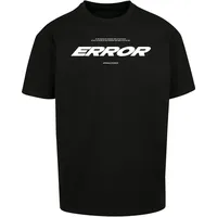 Mister Tee Error Wording Kurzarm-T-Shirt Black M