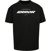 Mister Tee Error Wording Kurzarm-T-Shirt Black M
