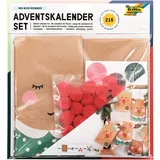 Folia Adventskalender Set RED NOSE REINDEER, 216-teilig