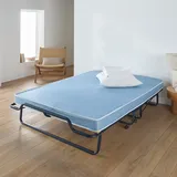 Klappbett Mit Lattenrost Und Fester Matratze blau
