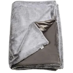 SCHÖNER WOHNEN Kollektion Wohndecke   , grau , Synthetik , Maße (cm): B: 130 H: 2