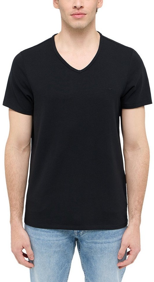 MUSTANG T-Shirt Amado (Packung, 2er) schwarz S