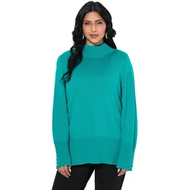 Ulla Popken Pullover grünblau 50-52