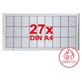 Showdown-Displays Großer Schaukasten außen, 27 x DIN A4 mit Gasdruckfeder