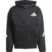 adidas Z.N.E. Reißverschlusspullover Black / White XL
