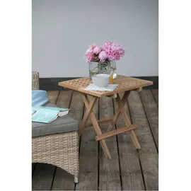 deVries de Vries Beistelltisch Woodie B/H/T: 50x50x50 cm - BHT 50x50x50 cm