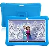 niuniutab Tablet für Kinder, 10 Zoll, RAM 4 GB/64 GB, Android 13, geeignet für Google-Zertifizierung, WLAN, Kindersicherung, Kinderspace, mit stoßfester Schutzhülle (blau)