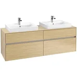 Villeroy & Boch Collaro Waschbeckenunterschrank C02400VJ 160 x 55 cm Nordic Oak