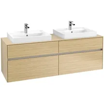 Villeroy & Boch Collaro Waschbeckenunterschrank C02400VJ 160 x 55 cm Nordic Oak