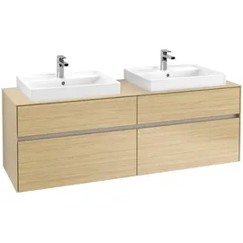 Villeroy & Boch Collaro Waschbeckenunterschrank C02400VJ 160 x 55 cm Nordic Oak