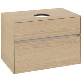 Villeroy & Boch Collaro Waschbeckenunterschrank 80 x 55 cm Nordic Oak