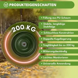 krumad Schubkarrenrad 200 kg