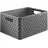 Aufbewahrungskorb Country 18 l 28 x 37 x 19 cm anthrazit