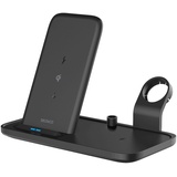 deltaco 2-in-1 Wireless Charger, 10 W, schwarz