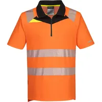 PORTWEST Warnschutz Polo-Shirt "DX412" Dx4 - 4xl - orange/schwarz