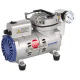 Wiggens WI-1530 Vakuum Ölfreie Kolbenpumpe, 17L/Minute Max Förderleistung, 100mbar abs. Min Druck, 142mm x 272mm x 165mm